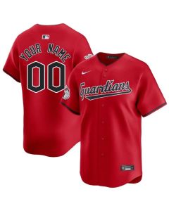 Youth Cleveland Guardians Red Stitched Baseball Custom Jersey (Red)