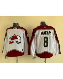 Youth Colorado Avalanche #8 Cale Makar White Stitched Jersey