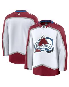 Youth Colorado Avalanche White Away Jersey