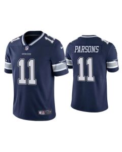 Youth Dallas Cowboys #11 Micah Parsons Navy Vapor Untouchable Limited Stitched Jersey