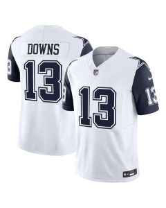 Youth Dallas Cowboys #13 Caleb Downs White 2026 NFL Draft Vapor F.U.S.E. Limited Jersey (White)