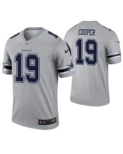 Youth Dallas Cowboys #19 Amari Cooper Gary Inverted Legend Stitched NFL Jersey