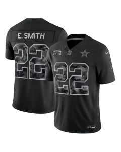 Youth Dallas Cowboys #22 Emmitt Smith Nike Black 2026 Salute to Service Retired Player Vapor F.U.S.E. Limited Jersey