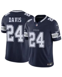 Youth Dallas Cowboys #24 Malik Davis Navy 2026 F.U.S.E Vapor Untouchable Limited Stitched Football Jersey