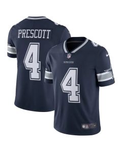 Youth Dallas Cowboys #4 Dak Prescott Navy Vapor Untouchable Limited Stitched NFL Jersey