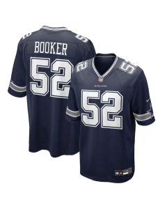 Youth Dallas Cowboys #52 Tyler Booker Navy 2025 NFL Draft First Round Pick Game Jersey (Navy)