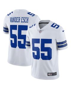 Youth Dallas Cowboys #55 Leighton Vander Esch White Vapor Untouchable Limited Stitched NFL Jersey