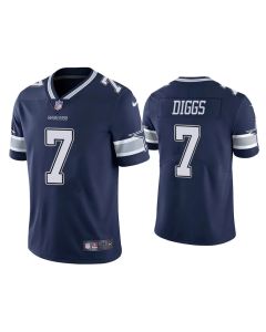Youth Dallas Cowboys #7 Trevon Diggs Navy Vapor Untouchable Limited Stitched Jersey