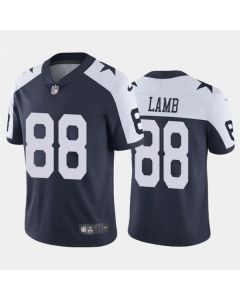 Youth Dallas Cowboys #88 CeeDee Lamb Navy & White Vapor Untouchable Limited Stitched Jersey