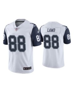 Youth Dallas Cowboys #88 CeeDee Lamb White Color Rush Limited Stitched Jersey