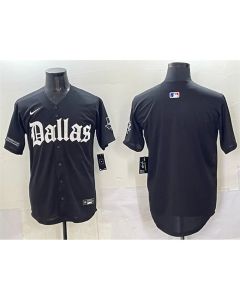 Youth Dallas Cowboys Black "Gothic Lone Star Edition" Limited Stitched Baseball Jersey