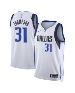 Youth Dallas Mavericks #31 Klay Thompson Nike White Swingman Association Edition Jersey (White)