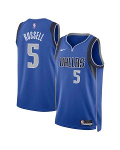 Youth Dallas Mavericks #5 D'Angelo Russell Nike Blue Swingman Player Icon Edition Jersey (Blue)