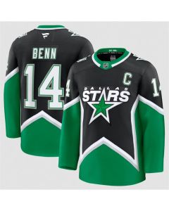 Youth Dallas Stars #14 Jamie Benn Black 2025-26 Alternate Stitched Hockey Jersey