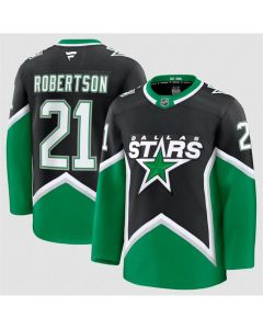 Youth Dallas Stars #21 Jason Robertson Black 2025-26 Alternate Stitched Hockey Jersey