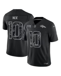 Youth Denver Broncos #10 Bo Nix Nike Black 2026 Salute to Service Vapor F.U.S.E. Limited Jersey