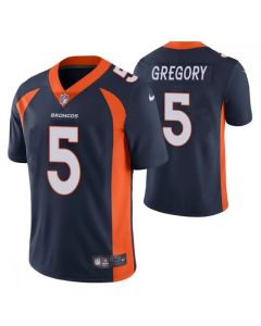 Youth Denver Broncos #5 Randy Gregory Navy Vapor Untouchable Limited Stitched Jersey
