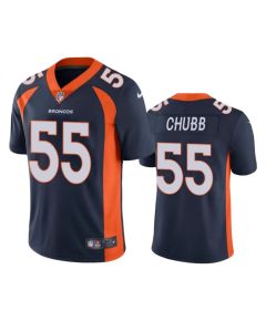 Youth Denver Broncos #55 Bradley Chubb Navy Vapor Untouchable Limited Stitched Jersey