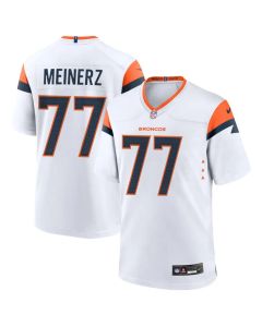 Youth Denver Broncos #77 Quinn Meinerz White Alternate Game Jersey