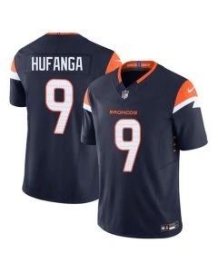 Youth Denver Broncos #9 Talanoa Hufanga Navy Mile High Collection Vapor F.U.S.E. Limited Jersey (Navy)