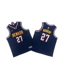 Youth Denver Nuggets #27 Jamal Murray Navy Stitched Basketball Jersey