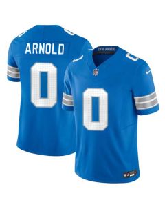 Youth Detroit Lions #0 Terrion Arnold New Blue 2024 Draft F.U.S.E. Vapor Limited Stitched Jersey