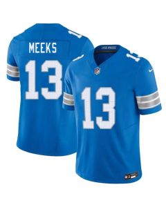 Youth Detroit Lions #13 Jackson Meeks Blue 2026 Vapor F.U.S.E. Limited Stitched Jersey (Blue)