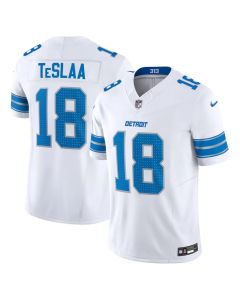 Youth Detroit Lions #18 Isaac TeSlaa White F.U.S.E. Vapor Limited Stitched Jersey
