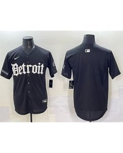 Youth Detroit Lions Black "Motor Gothic Edition" Vapor Premier Limited Stitched Jersey (Black)