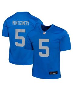 Youth Detroit Lions David Montgomery Blue Alternate Player Game Jersey