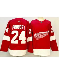Youth Detroit Red Wings #24 Bob Probert Red 2024-25 Stitched Jersey