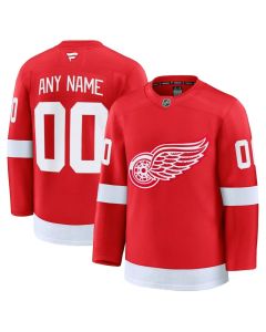 Youth Detroit Red Wings Red Home Custom Jersey