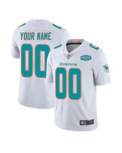 Youth Dolphins Active Players Custom White 347 Shula Patch Vapor Untouchable Limited Stitched NFL Jersey