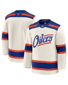 Youth Edmonton Oilers Light Beige Alternate Jersey