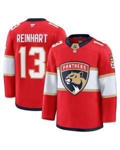 Youth Florida Panthers #13 Sam Reinhart Red Authentic Home Jersey