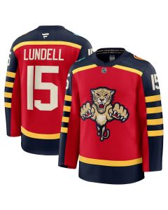 Youth Florida Panthers #15 Anton Lundell Red NHL 2026 Winter Classic Jersey