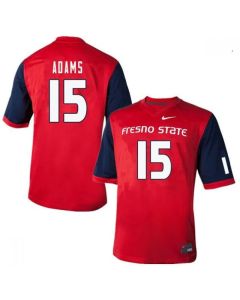 Youth Fresno State Bulldogs #15 Davante Adams Red Football Stitched Jersey