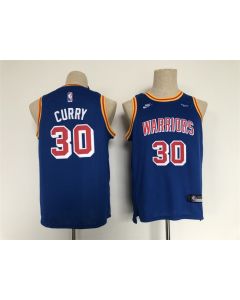 Youth Golden State Warriors #30 Stephen Curry Blue Stitched Basketball Jersey