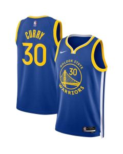 Youth Golden State Warriors #30 Stephen Curry Nike Royal Swingman Icon Edition Jersey