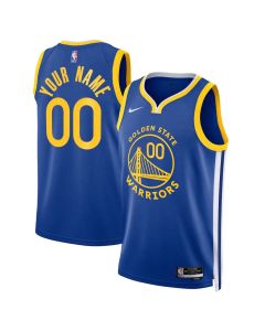 Youth Golden State Warriors Nike Royal Swingman Icon Edition Custom Jersey (Royal)