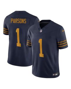 Youth Green Bay Packers #1 Micah Parsons Navy The 1923 Classic Vapor F.U.S.E. Limited Jersey