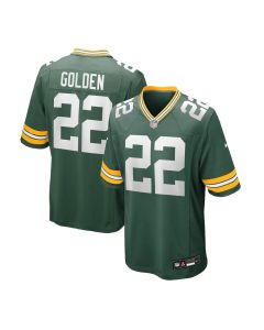 Youth Green Bay Packers #22 Matthew Golden Green 2025 NFL Draft First Round Pick Game Jersey