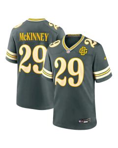 Youth Green Bay Packers #29 Xavier McKinney Green 2026 Rivalries Collection Game Jersey (Green)