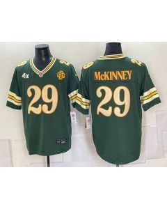 Youth Green Bay Packers #29 Xavier McKinney Green With Patch 2026 Rivalries Collection Game Jersey (Style 3)