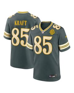 Youth Green Bay Packers #85 Tucker Kraft Green 2026 Rivalries Collection Game Jersey (Green)