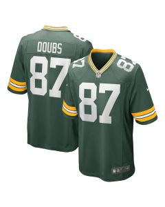 Youth Green Bay Packers #87 Romeo Doubs Green Game Player Jersey (Green)