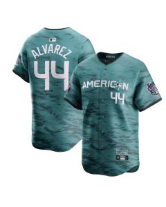 Youth Houston Astros #44 Yordan Alvarez Teal 2023 All-star Stitched Baseball Jersey