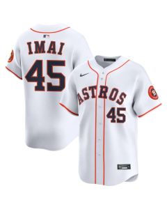 Youth Houston Astros #45 Tatsuya Imai Nike White Home Limited Jersey (White)