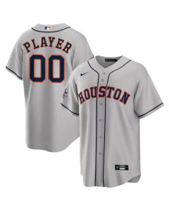 Youth Houston Astros Gray 2025 MLB All-Star Game Away Custom Replica Jersey (Gray)