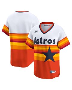 Youth Houston Astros Nike White Cooperstown Collection Limited Jersey